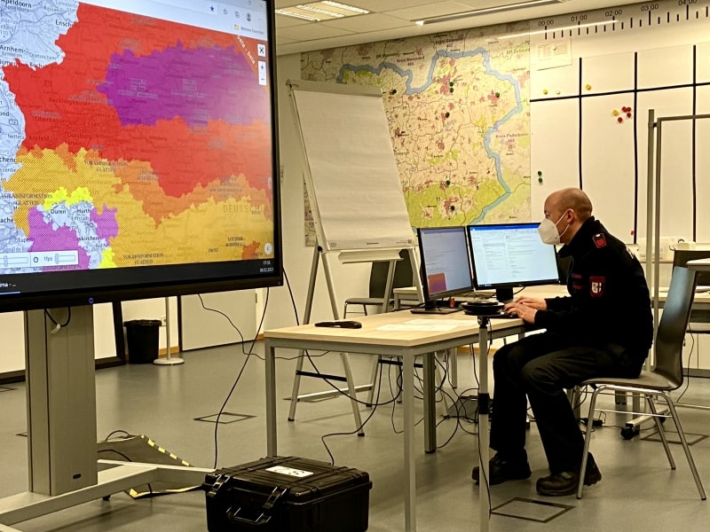 Rettungszentrum des Kreises Soest am 06.02.2020, Feuerwehr Kreis Soest, Text: über dts Nachrichtenagentur