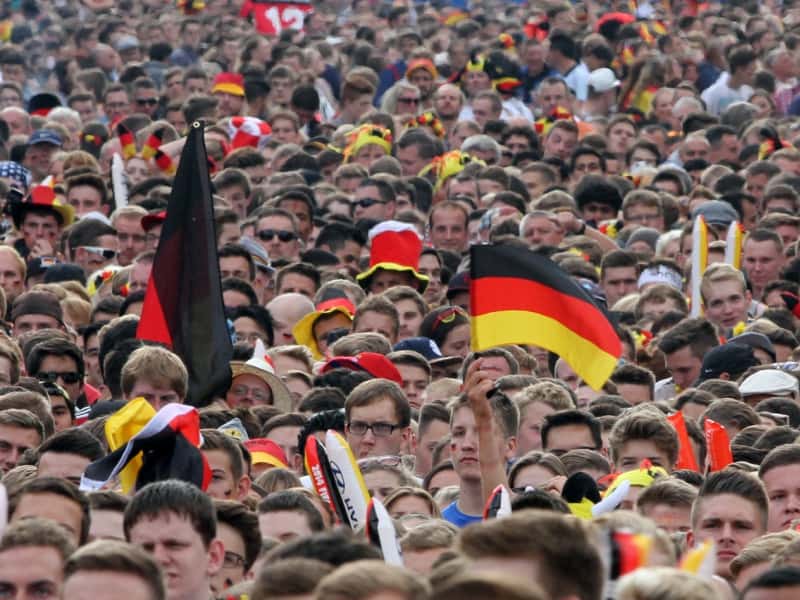 Fußballfans der Deutschen Fußball-Nationalmannschaft, über dts Nachrichtenagentur