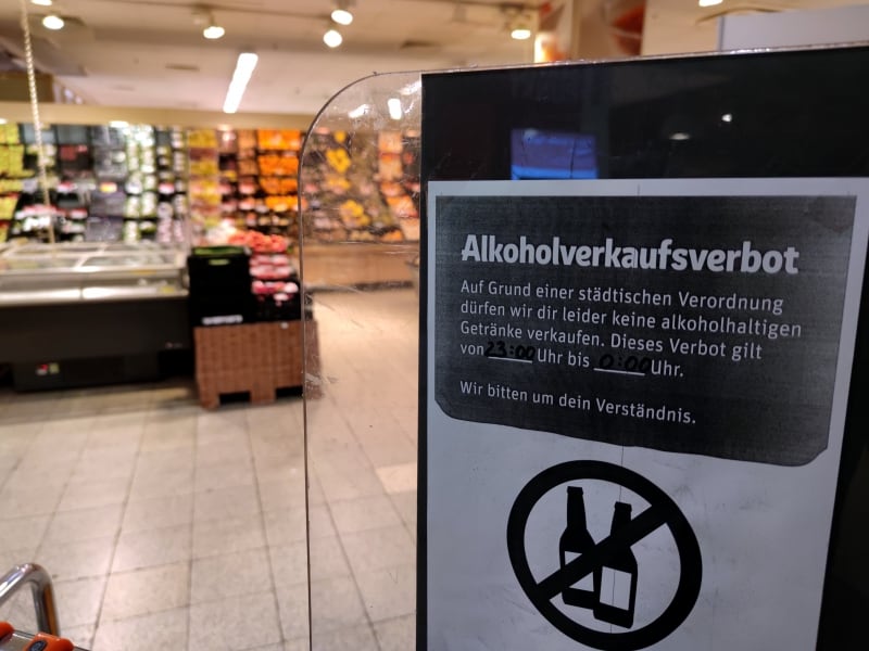 Alkoholverkaufsverbot, über dts Nachrichtenagentur