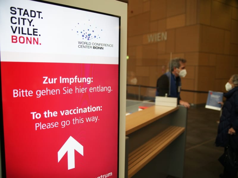 Impfzentrum, über dts Nachrichtenagentur