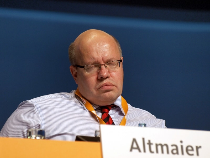 Peter Altmaier mit geschlossenen Augen, über dts Nachrichtenagentur