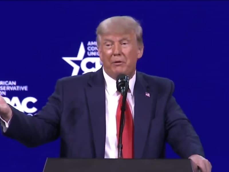 Trump am 28.02.2021, über dts Nachrichtenagentur