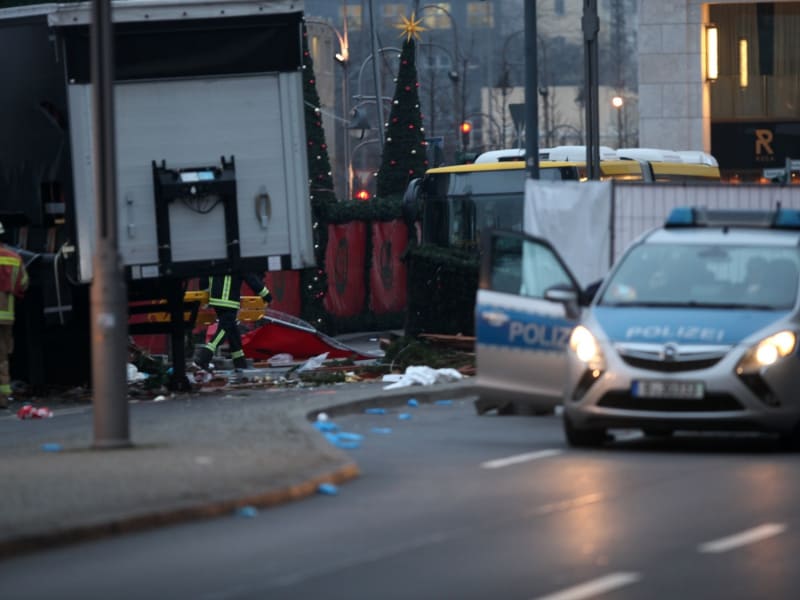 Breitscheidplatz nach Anschlag auf Weihnachtsmarkt, über dts Nachrichtenagentur