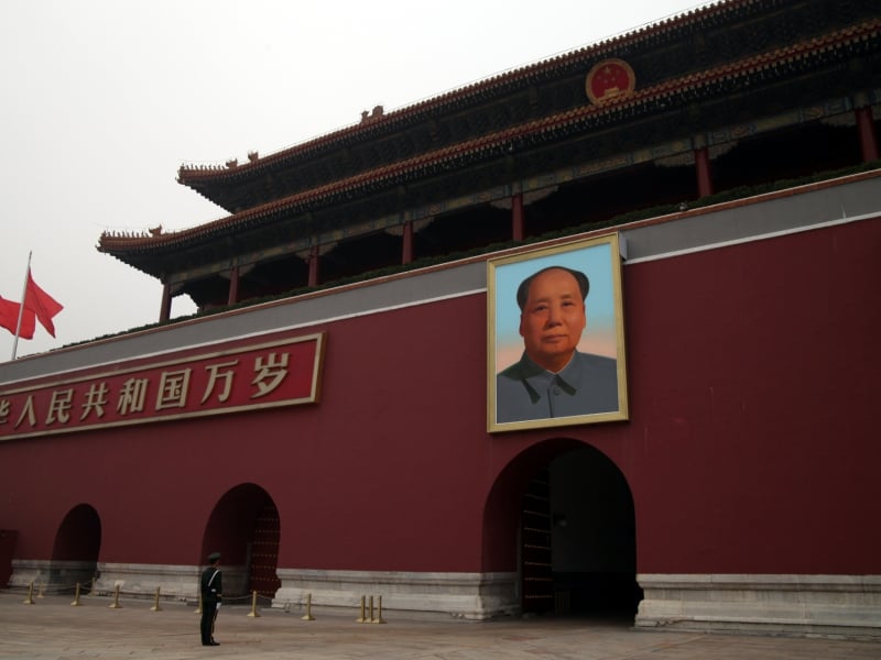Tor des Himmlischen Friedens mit Bild von Mao Zedong, über dts Nachrichtenagentur