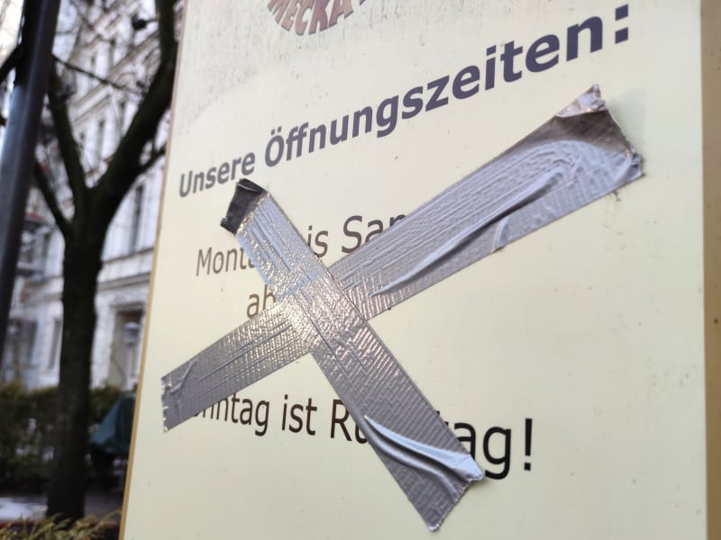 Geschlossenes Restaurant, über dts Nachrichtenagentur