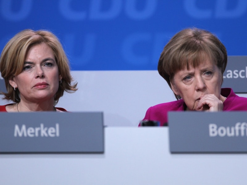 Julia Klöckner und Angela Merkel, über dts Nachrichtenagentur