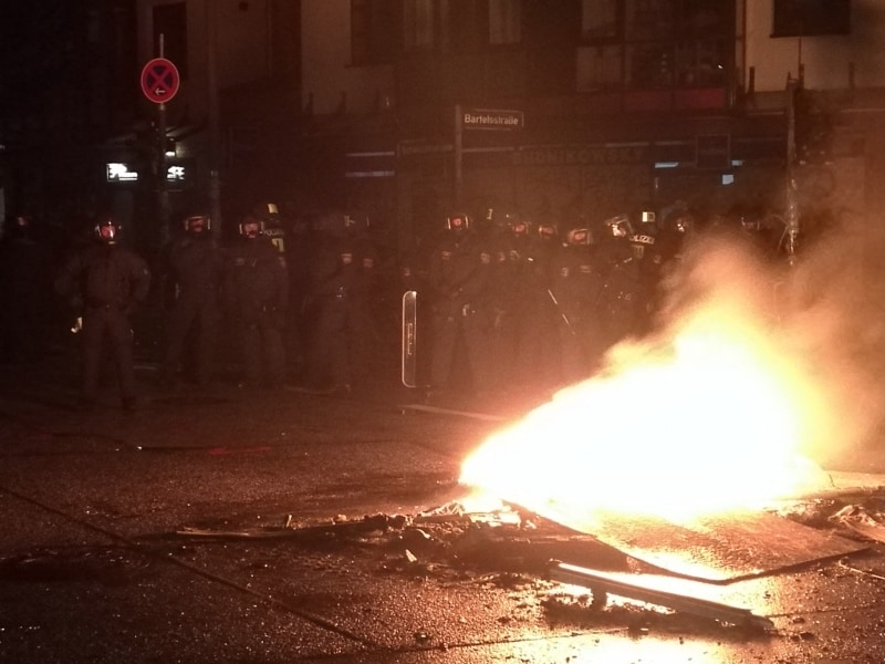 Randale in Hamburg in der Nacht auf den 08.07.2017, über dts Nachrichtenagentur
