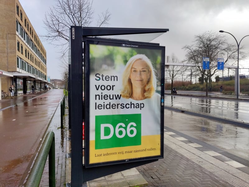Plakate zur Parlamentswahl in den Niederlanden 2021, über dts Nachrichtenagentur