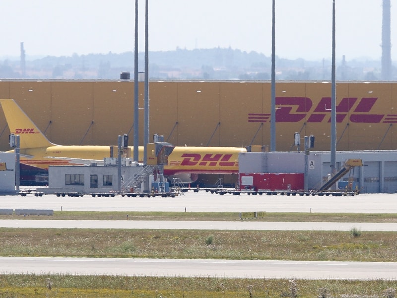 DHL-Maschinen am Flughafen Leipzig/Halle, über dts Nachrichtenagentur