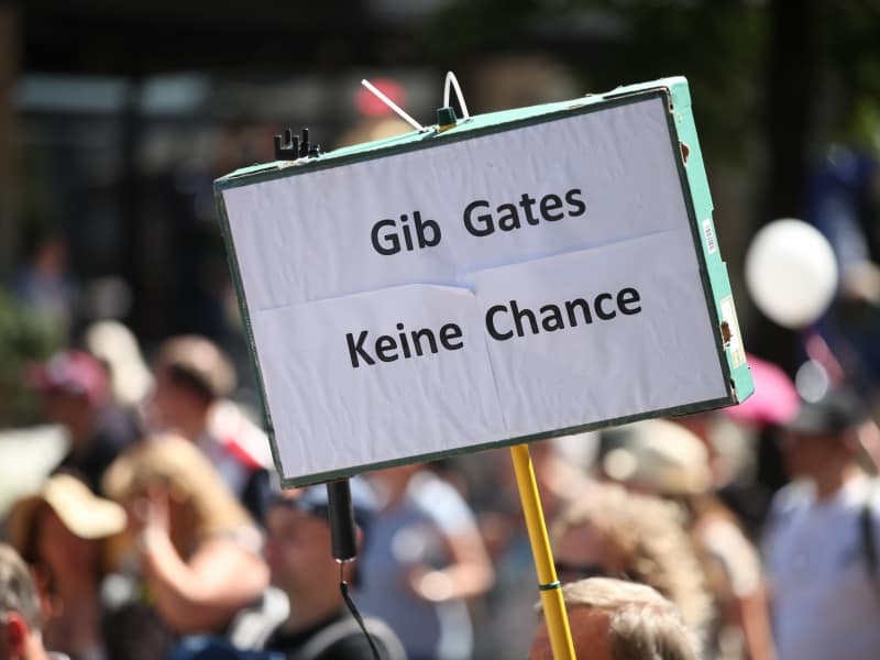 Demo von Corona-Skeptikern, über dts Nachrichtenagentur