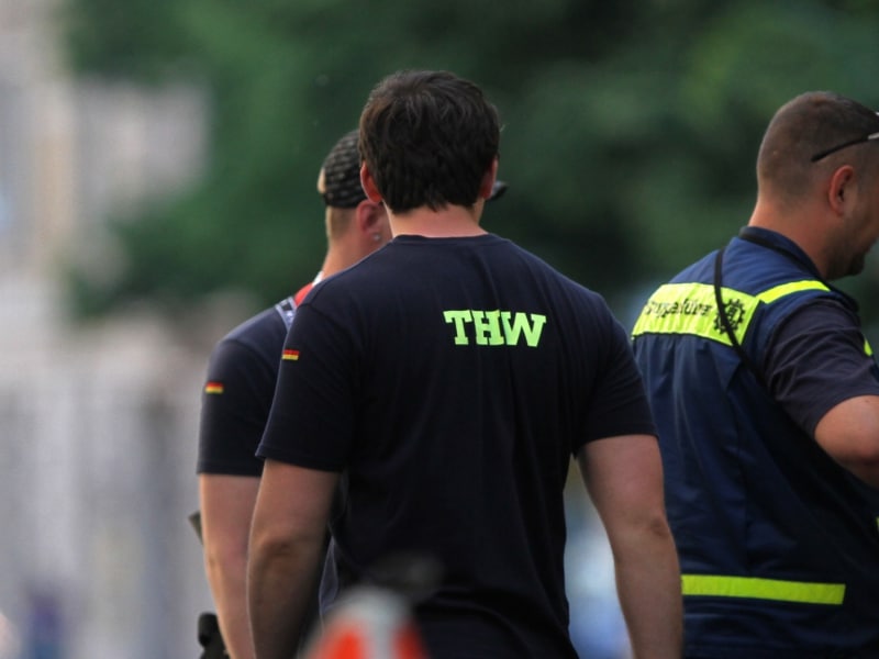 THW-Einsatzkräfte, über dts Nachrichtenagentur