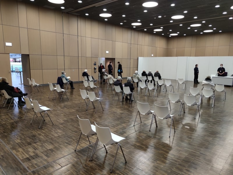 Impfzentrum, über dts Nachrichtenagentur