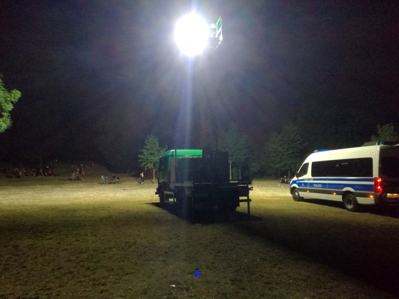 Polizeieinsatz in der Hasenheide, über dts Nachrichtenagentur