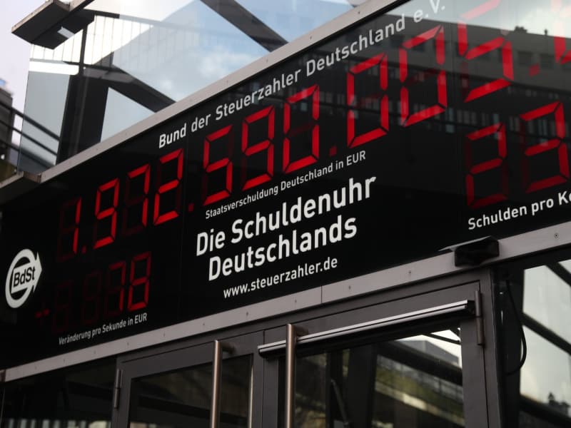 Schuldenuhr, über dts Nachrichtenagentur