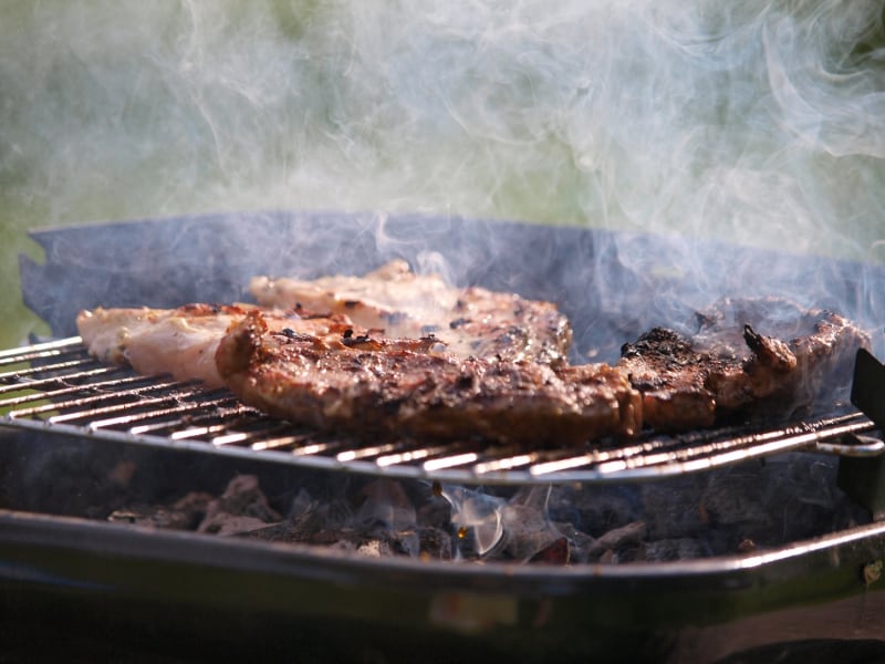Steak auf einem Grill, über dts Nachrichtenagentur