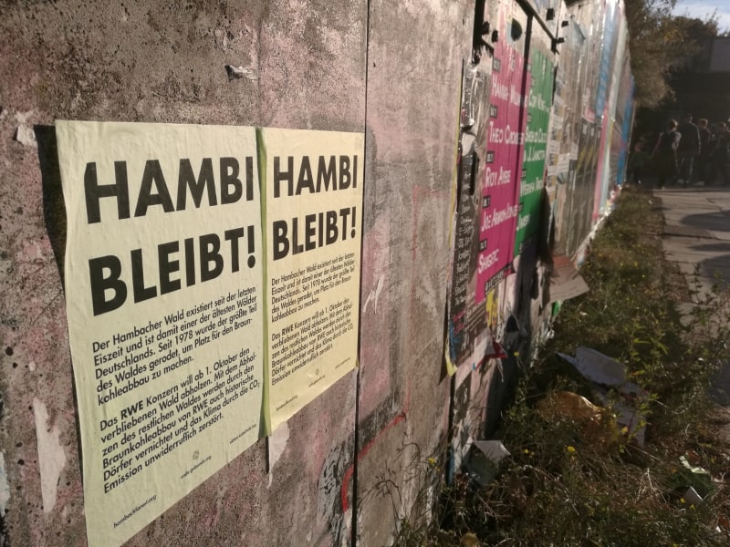 Protest für den Hambacher Forst, über dts Nachrichtenagentur