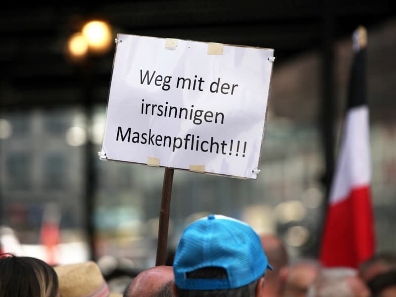 Demo von Corona-Skeptikern am 29.08.2020, über dts Nachrichtenagentur
