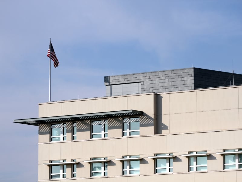 US-Botschaft in Berlin, über dts Nachrichtenagentur