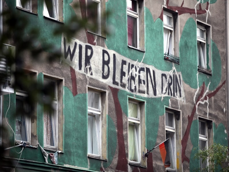 Besetztes Haus in Berlin-Kreuzberg, über dts Nachrichtenagentur