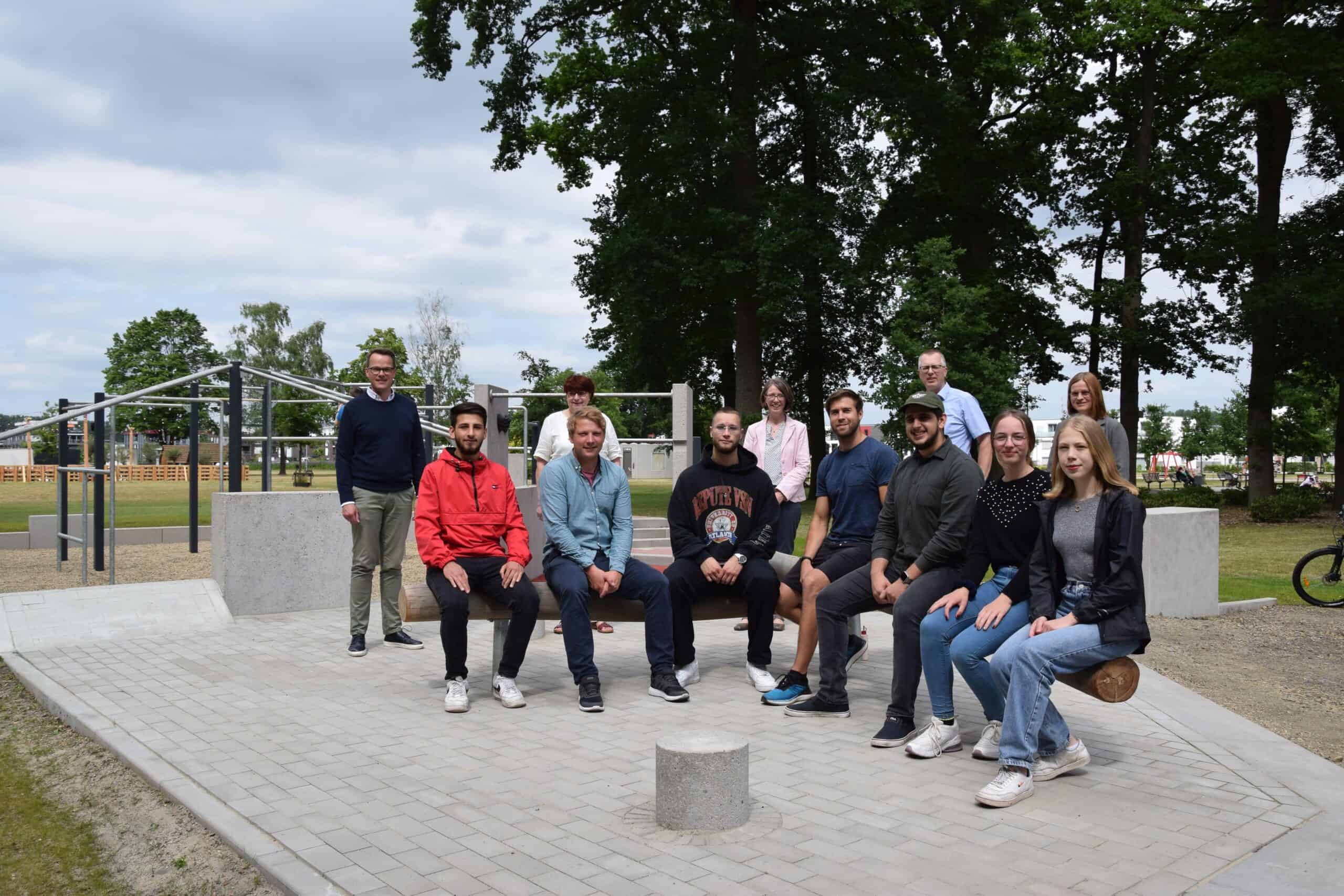 Parkouranlage im Emsauenpark eröffnet