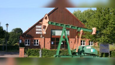 Das Erdöl-Erdgas-Museum in Twist, Schauplatz der Ausstellung zur Geschichte der Erdölförderung im Emsland