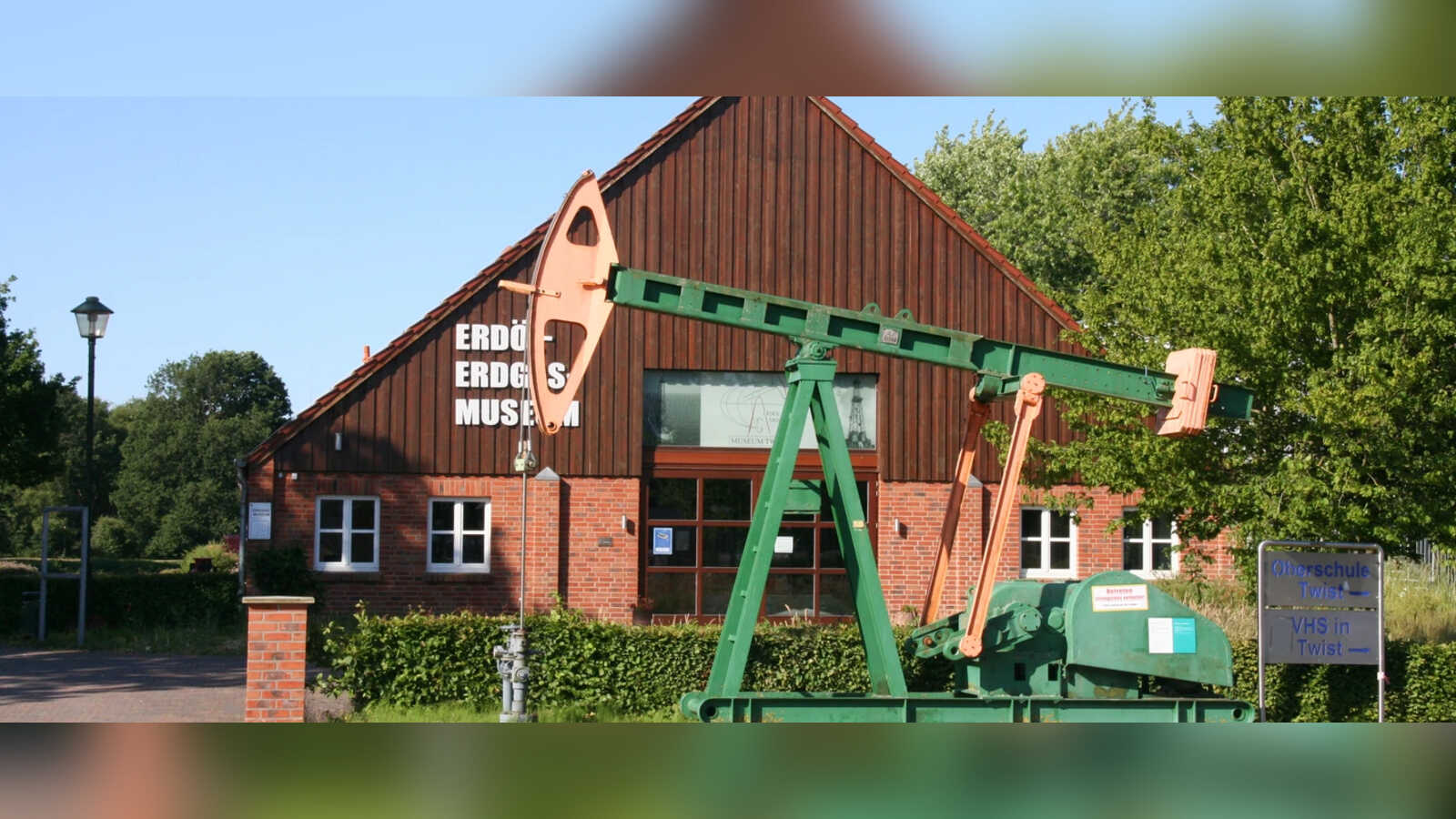 Das Erdöl-Erdgas-Museum in Twist, Schauplatz der Ausstellung zur Geschichte der Erdölförderung im Emsland