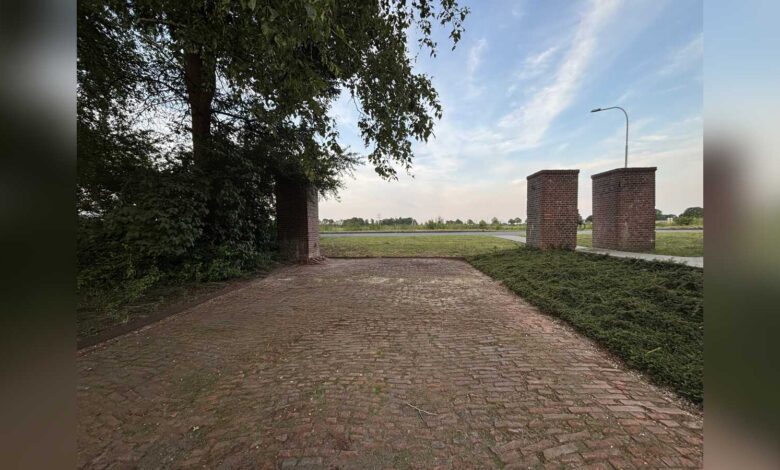 Lagerstraße am Erinnerungsort Lager XII Dalum in Geeste