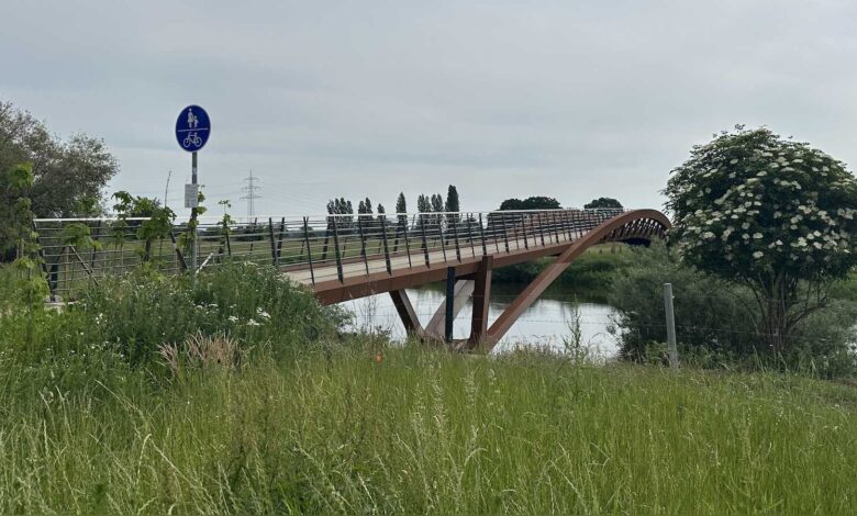 Fährbrücke über die Ems zwischen Klein Hesepe und Schwefingen