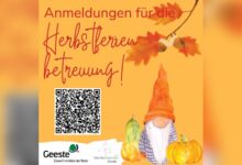 Hinweis der Gemeinde Geeste zur Anmeldung für die Herbstferienbetreuung 2026