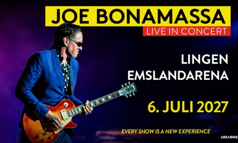 Bluesrock-Gitarrist Joe Bonamassa bei einem Live-Auftritt