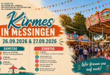 Plakat zur Kirmes in Messingen am 26. und 27. September 2026