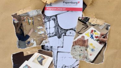 Arbeiten aus einem Kurs der Kunstschule Zinnober in Papenburg
