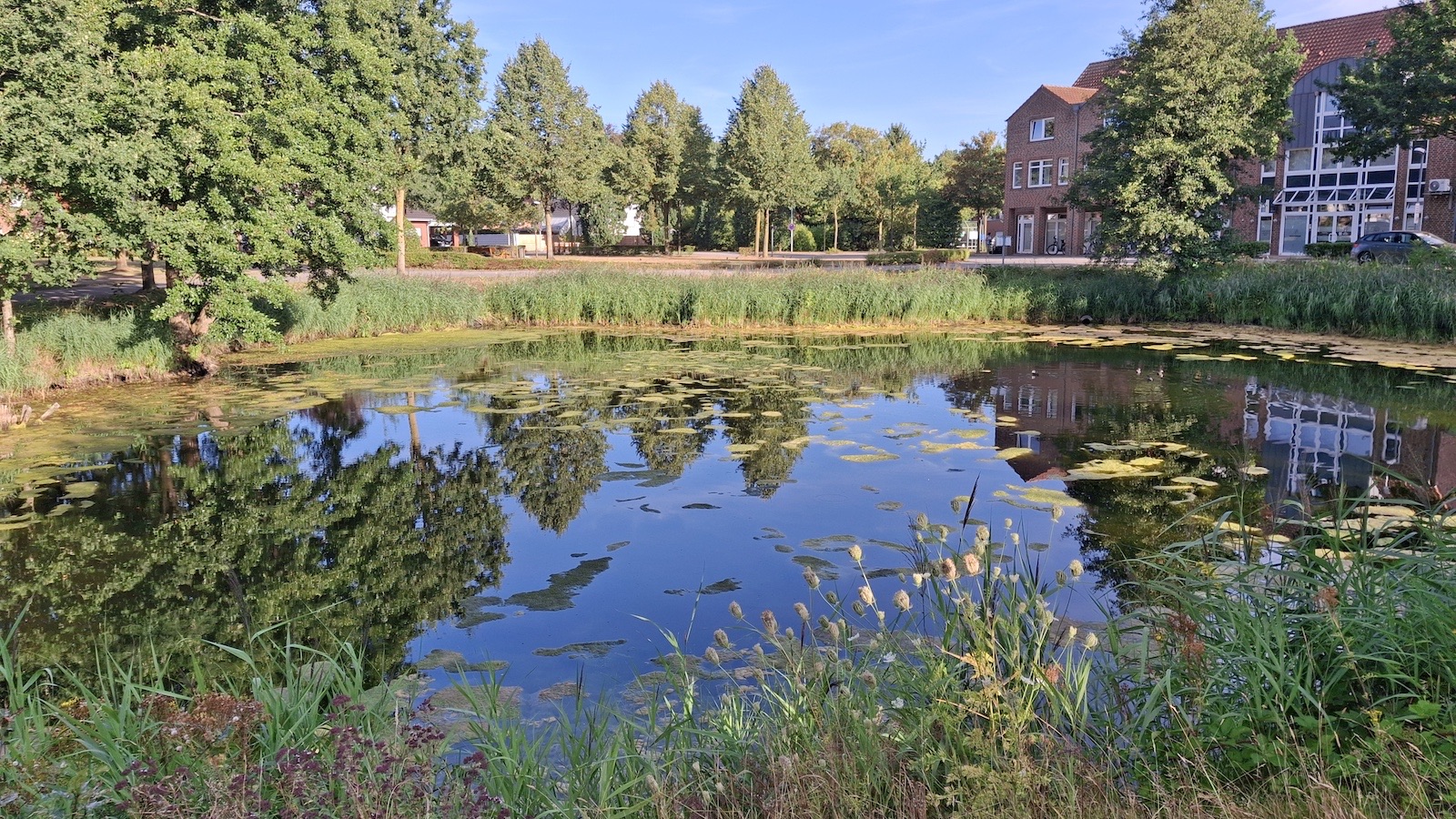 Der Marktsee am Gropiusplatz in Meppen