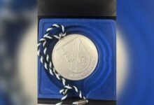 Medaille als Symbol für die Sportlerehrung der Gemeinde Geeste