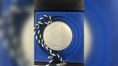 Medaille als Symbol für die Sportlerehrung der Gemeinde Geeste