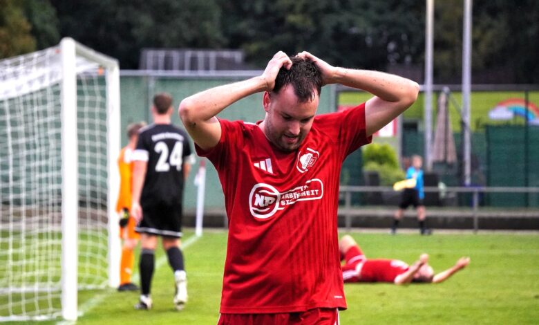 Spielszene aus der Partie der zweiten Herren des SV Union Lohne gegen Borussia Neuenhaus