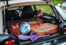 Kofferraum eines Autos mit Reisegepäck – Symbolbild für Urlaubsreisen