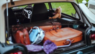 Kofferraum eines Autos mit Reisegepäck – Symbolbild für Urlaubsreisen