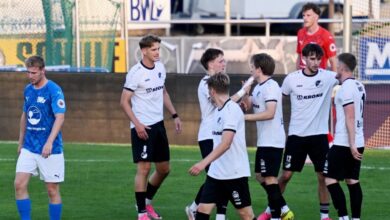 Spielszene aus der Oberliga-Partie BW Lohne gegen SC Spelle-Venhaus