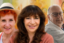 Collage aus Werken von Walli Kowalewski, Angela Nungesser und Dieter Berg zur Ausstellung Blickwinkel 51