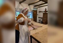 Flachsverarbeitung beim Flachstag im Freilicht- und Heimatmuseum Haselünne