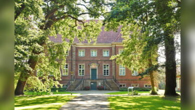 Das barocke Herrenhaus Gut Altenkamp in Papenburg-Aschendorf, das am Tag des offenen Denkmals seine Türen öffnet