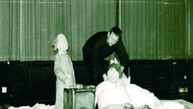 Historisches Schwarz-Weiß-Foto der ersten KiKuK-Veranstaltung im Juli 1991