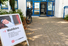 Wahlurne bei der Kommunalwahl in Lingen