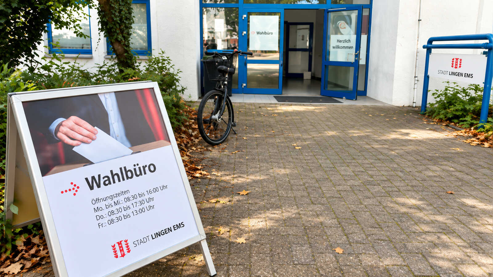 Wahlurne bei der Kommunalwahl in Lingen