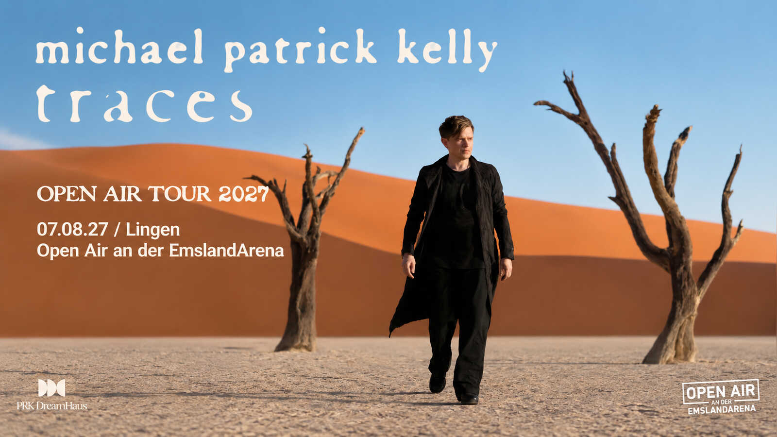 Michael Patrick Kelly, Tourplakat Traces Open Air Tour 2027