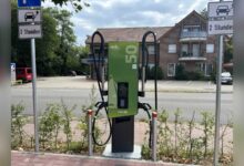Neue Ladesäule für Elektrofahrzeuge in der Gemeinde Geeste