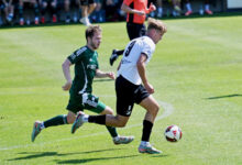 Spieler des SC Spelle-Venhaus im Auswärtsspiel beim Heeslinger SC
