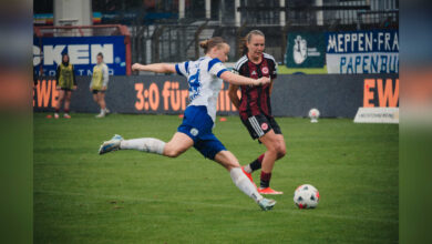 Spielerinnen des SV Meppen im Einsatz