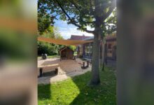 Spielplatz der Kita Haus des Kindes in Lingen